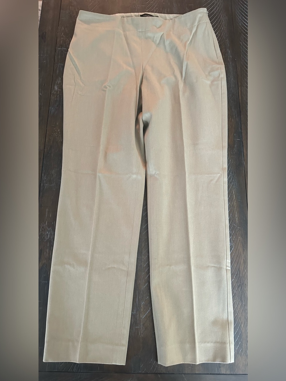 Talbots Women's Khaki Heritage Straight-Leg Chinos - Size 8 Petite